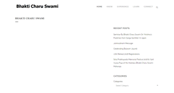 Desktop Screenshot of bhakticharuswami.com